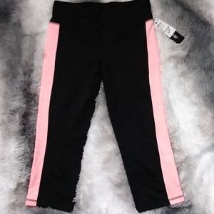 Ideology Cropped Leggings Bla6/ Orange Medium